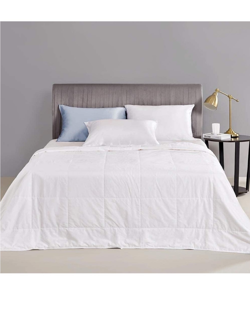 Mommesilk Silk Comforter/Duvet/Quilt, 100% Natural Silk Bedding Blanket, Full